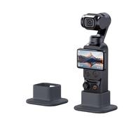 Per DJI OSMO POCKET4 Supporto Fisso Antiurto Fisso Antiscivolo con Base in Silicone da Tavolo, Supporto Verticale per Fotocamera Sportiva OSMO POCKET 4/3 con Porta di Ricarica. (Grigio Scuro)