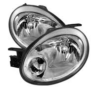 Per Dodge 03-05 Neon Cromo Alloggiamento Ricambio Fari Coppia Se SRT Sxt Rt