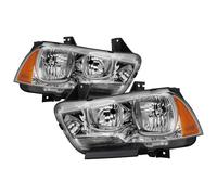 Per Dodge 11-14 Caricabatterie Cromo Alloggiamento Ricambio Fari Set R/T Se Sxt