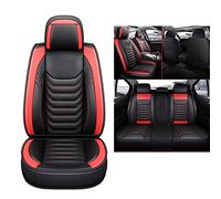 Per Dodge For Journey Coprisedili Per Auto In Pelle Per Calibre Per Challenger Per Ram 1500 Per Durango Per Nitro Protezione Sedile(Black+Red)
