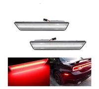 Per Dodge Per Challenger 2008-2014 Per Caricabatterie 2011 2012 2013 2014 Auto 36-SMD Rosso 12V Indicatore Laterale Posteriore Lampade indicatori direzione(2pc Rear Clear Red)