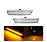 Per Dodge Per Challenger 2008-2014 Per Caricabatterie 2011 2012 2013 2014 Auto 36-SMD Rosso 12V Indicatore Laterale Posteriore Lampade indicatori direzione(2 Front Clear Amber)