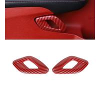 Per Dodge Per Challenger 2015 2016 2017 2018 2019 2 Pcs In Fibra Di Carbonio Auto Interni Maniglia Della Porta Della Copertura Trim Maniglia Porta Auto