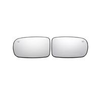 Per Dodge Per Charger 2011 2012-2021 Auto Sinistra Destra Bianco Specchio Vetro Ricambio Con La Parte Posteriore Riscaldata Vetro Specchio Retrovisore Ricambio(1pair)
