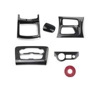 Per Dodge Per Charger 2015-2023 5 Pezzi Pannello Controllo Centrale Auto Interruttore Cambio Portabicchieri Fari Pulsanti Copertura Adesivo Interni Auto