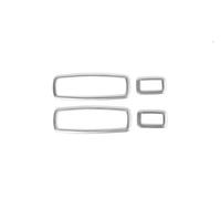 Per Dodge Per Charger Per Durango Per RAM 2011-2020 Copertura Decorativa Adesiva Per Pulsante Alzacristalli Interno Auto WEFOLCC(Argento)