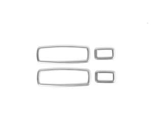 Per Dodge Per Charger Per Durango Per RAM 2011-2020 Copertura Decorativa Adesiva Per Pulsante Alzacristalli Interno Auto WEFOLCC(Argento)