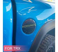 Per Dodge Ram 1500 TRX 2021 2022 2023 2024 In Fibra di Carbonio Look Coperchio Della Porta Del Serbatoio Del Carburante Decor Tappo Gas Trim Accessori