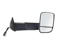 Per Dodge Ram 2500 2013 2014 2015-2018 Porta Specchio Montaggio Cromato Braccio Lungo Con Controllo Della Temperatura Laterale Specchio Specchietto Retrovisore Esterno(1pc right)
