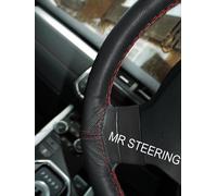 Per Dodge RAM MK3 2002 + Vero Volante IN Pelle Cover Rosso Scuro Doppio Punto