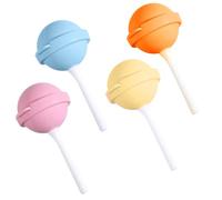 per dolcetti in silicone, per ghiaccio a forma di succhiotto, riutilizzabili, antiaderenti, 4 pezzi colorati riutilizzabili con facile rimozione dello stampo, per cioccolatini fatti in