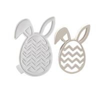 per dolci di Pasqua | Utensili da pasticceria riutilizzabili antiaderenti, per cioccolato coniglio pasquale | Per le donne principiante ricette di biscotti dolci budino sapone