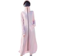 per Donna Giacca Lunga UPF 50 Abbigliamento per La Protezione Solare Felpa con Cappuccio Giacca Leggera Ad Asciugatura Rapida Giacca Anti-UV Giacca Anti-UV Pesca All'aperto, Pink, M
