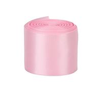 Per doppio volto, per poliestere, nastro di raso, 1,5 pollici, per matrimonio per feste, avvolgimento, trecce per capelli, artigianato (Rosa)