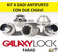 Per DR DR5 fino al 2020 Kit Dadi Antifurto Galaxy Lock Farad per Cerchi in Lega