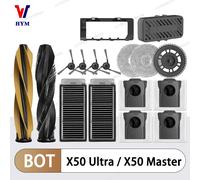 Per Dreame X50 Ultra Robot completo/L40S Pro Ultra/X50 Master Accessori Spazzola laterale principale Filtro Hepa Mop Sacchetto per la polvere Pezzi di ricambio