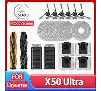 Per Dreame X50 Ultra / S40 Edizione migliorata Parti per aspirapolvere Rullo principale Spazzola laterale Filtro Hepa Mop Panno Sacchetto per la polvere Accessori