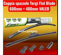 Per DS DS4 dal 10.2021 VALEO Kit Spazzole Tergicristallo Flat 600+400mm