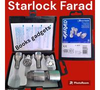 Per Peugeot Expert Tepee 2003>Kit Bulloni Antifurto Starlock Farad C/Acciaio