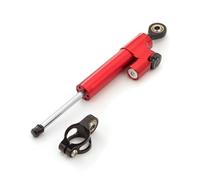 Per Dualtron Spider Raptor2 Eagel Pro Ammortizzatore Di Sterzo Regolabile In Alluminio Per Scooter Elettrico Sterzo Stabilizzatore Alluminio CNC Moto(RED and Black)