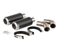 Per Ducati 950 Per Hypermotard 950 Per Hypermotard 950 SP 2019-2024 Moto Doppio Silenziatore Slip-On Silenziatore Collegamento Scarico Tubo Scarico Silenziatore Marmitta(B)