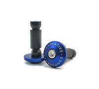 Per DUCATI Monster S2R 800 821 797 695 696 796 400 M400 Moto Manubrio Estremità Bar Balanced Spina Cursore Cap Manopole manopole(Blu)