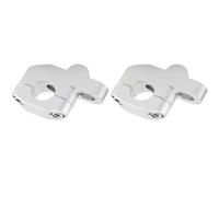 Per Ducati Motorcycle 22mm 25mm 28mm Riser Manubrio Estensione Posteriore Spostato(ARGENTO,22 millimetri)