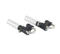 Per Ducati Multistrada 1200 1200S 1200GT 2010-2018 Multistrada 1260 2018-2019 Moto Poggiapiedi Pedane Pedale Pieghevole Supporto Per Crash Bar 22MM-28MM(Argento)