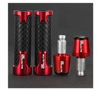 Per Ducati Multistrada 950 1100 1200 1260 S ST 2010~2024 2022 2021 Moto Manopole Manubrio 22MM Tappi Terminali Manubrio(Red Red)