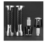 Per Ducati Multistrada 950 1100 1200 1260 S ST 2010~2024 2022 2021 Moto Manopole Manubrio 22MM Tappi Terminali Manubrio(Silver)