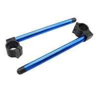 Per Ducati Per Aprilia Tubo forcella 30-55mm 7/8" Mount Clamp Riser Riser per Manubrio(33mm Blue)