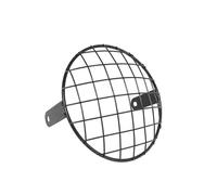 Per Ducati, Per Chopper Per Cafe Racer Per Moto Da 7 Pollici Protezione Universale Per Fari Vintage Griglia Retrò Copertura Per Lampada Copertura Fari Protezione(B Black)