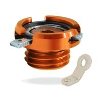 Per Ducati Per Hypermotard 950 2019 2020 CNC Coperchio Filtro Olio Motore Moto Tappo Motocross Tappo serbatoio carburante moto(Arancia)