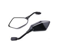 Per DUCATI Per Monster Per Hypermotard 950 Per Scramble 8MM 10MM Specchietto Retrovisore Da Moto Con Indicatori Di Direzione Specchietti Laterali Specchietti retrovisori per moto(Fibra di carbonio)