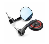 Per Ducati Per Monster Series Gt Series Per Hypermotard Manubrio Terminale Specchietto Retrovisore Laterale 7/8" Specchietti laterali per moto(ROSSO)