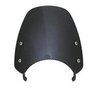 Per Ducati Per Scrambler 400 803 2015-2020 Per Street Per Classic Per Desert Per Sled Parabrezza Parabrezza Moto Sport Zanzariera Cupolino Parabrezza Moto(Carbon Fiber Look)