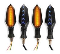 Per Ducati Per Scrambler 620 800 Per Urban Per Classic Per Enduro Sixty2 Per Icon Indicatori Direzione Motociclette Segnali Luminosi Lampeggiatori Indicatori Di Direzione Moto(Blu)