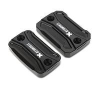 per Ducati Scrambler 1100 Special PRO Sport Scrambler Sled Desert Moto CNC Alluminio Anteriore O Posteriore Pompa Freno Coperchio Serbatoio Liquido Freni Coppa Fluido Olio (Colore : Nero)