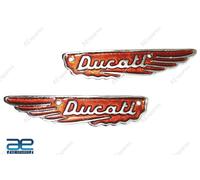 Per Ducati Scrambler Benzina Serbatoio Carburante Badge Motivo Emblema Set Le...