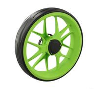 per durable 10 Inch Golf Trolley Tire 10mm Bore Size per durable(Green) | 10 inch diameter, 10mm axle compatibility, EVA foam core, plastic hub, smooth rolling