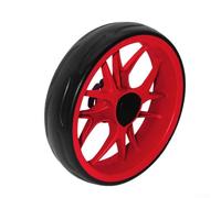 per durable 10 Inch Golf Trolley Tire 10mm Bore Size per durable(Red) | 10 inch diameter, 10mm axle compatibility, EVA foam core, plastic hub, smooth rolling