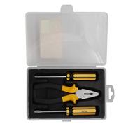 Per Durevole Set di Attrezzi Ferramenta 3 Pezzi con Maniglie Ergonomiche e Cacci