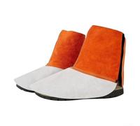 per durevole spaccato vacchetta Spats cucito forte per durevole | Pelle spessa crosta resistente alla fiamma, design resistente all'usura, lunga durata, per una costruzione robusta