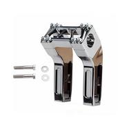 Per Dyna Street Bob 2018-2022 4"-14" Alzata per Manubrio Pullback Morsetto Club Riser 25mm Mount Clamp Riser Riser per Manubrio(6INCH chrome)