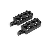 Per Dyna Touring Sportster 883 XL Softail Street Bob Moto Offroad Pedane Larghe Pedane Pedali(Nero)