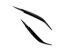 Per E71 E72 X6 30d 35d 35i 40d M50i M50d X6M 2008 2009-2014 Adesivi Per Carrozzeria ABS Nero Lucido Fari Sopracciglia Evil POMPOMPUR(Gloss Black)