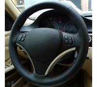 Per E90 E91 Touring E92 E93 E87 E81 E82 E88 X1 E84 Anti-Slip Nero In Pelle Artificiale Copertura Del Volante Dell'automobile(9-Orange)