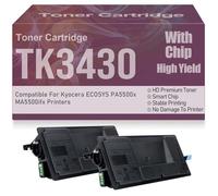 Per ECOSYS PA5500x MA5500ifx Cartucce di toner Compatibile Cartuccia di toner nero TK3430 ad alta capacità per Kyocera ECOSYS PA5500x MA5500ifx Stampanti con chip,TK3430-2PC