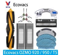 Per Ecovacs Debot OZMO T5 / 920 / 950 Accessori Spazzola laterale principale Serbatoio dell'acqua Ruota girevole Filtro Mop Aspirapolvere pezzi di ricambio