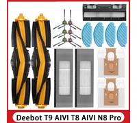 Per ECOVACS Deebot T8 AIVI T9 AIVI N8 Pro AIVI N9 N10 N10 Plus Accessori Spazzola principale, spazzola laterale, filtro, sacchetto per la polvere, filtro Hepa